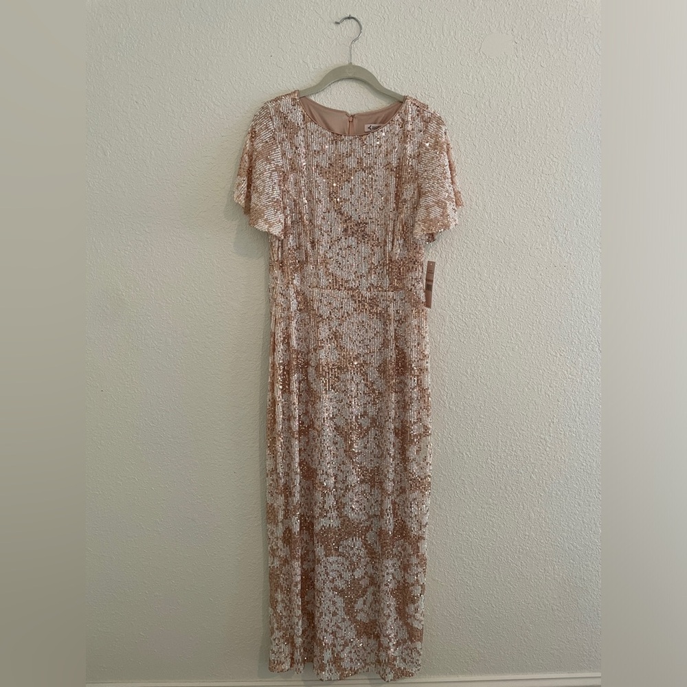 Nanette Lepore Full Length Sequin Dress - size 12